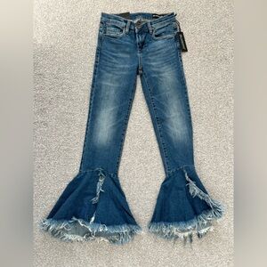 NWT Blank NYC Bell Bottom Flare Jeans Size 24
